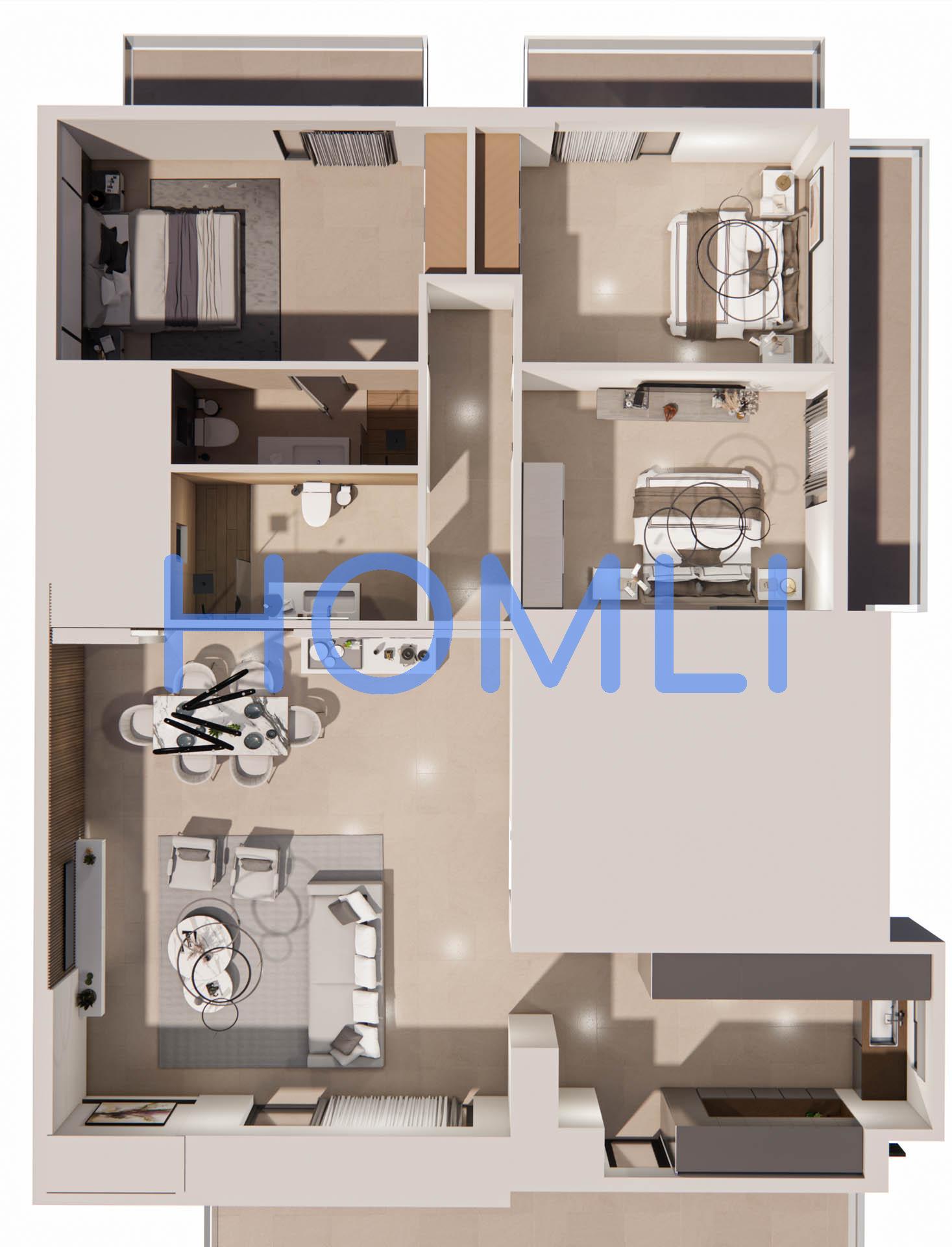 Sell Newbuilt Apartment, 127sqm Nea Smyrni | 13058 | HOMLI
