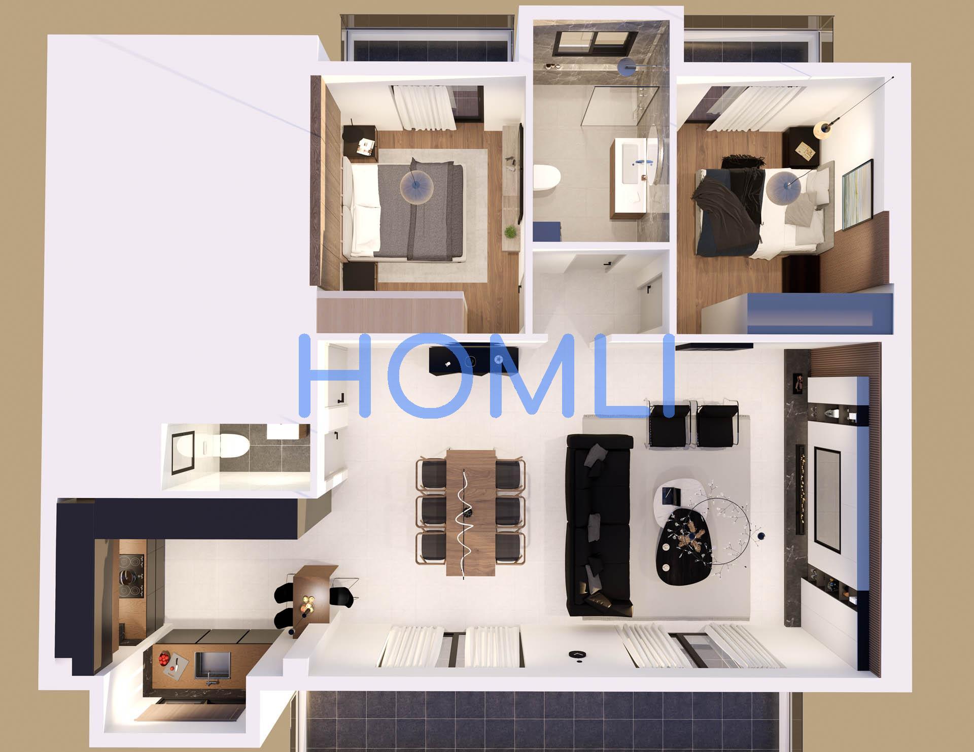 Sell Newbuilt Apartment, 129sqm Nea Smyrni | 14000 | HOMLI