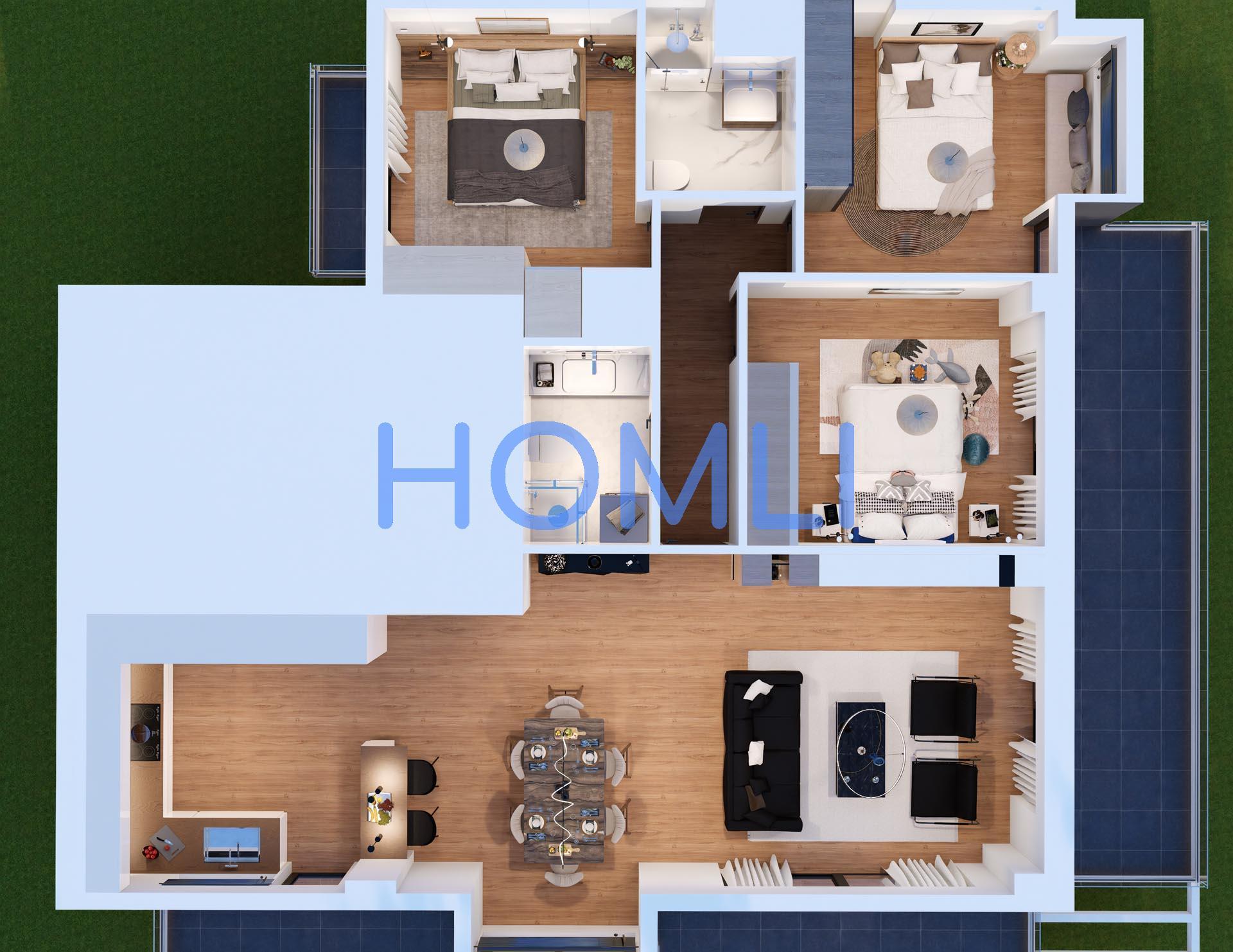 Sell Newbuilt Apartment, 102sqm Nea Smyrni | 14008 | HOMLI
